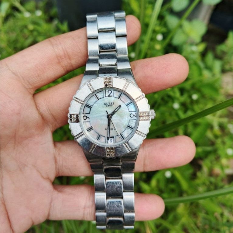 Jam Tangan Guess steel original normal