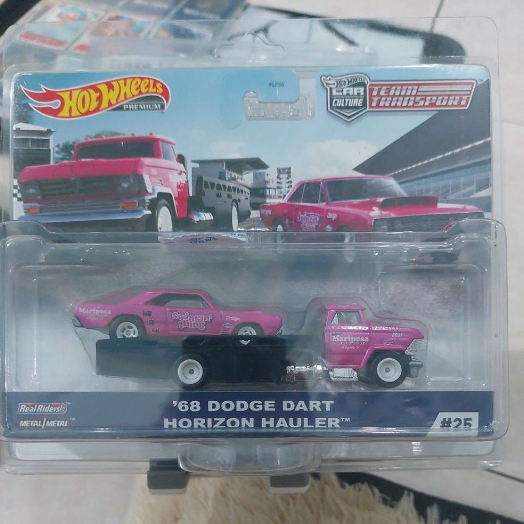 Hot Wheels Team Transport Dodge Dart Horizon Pink
