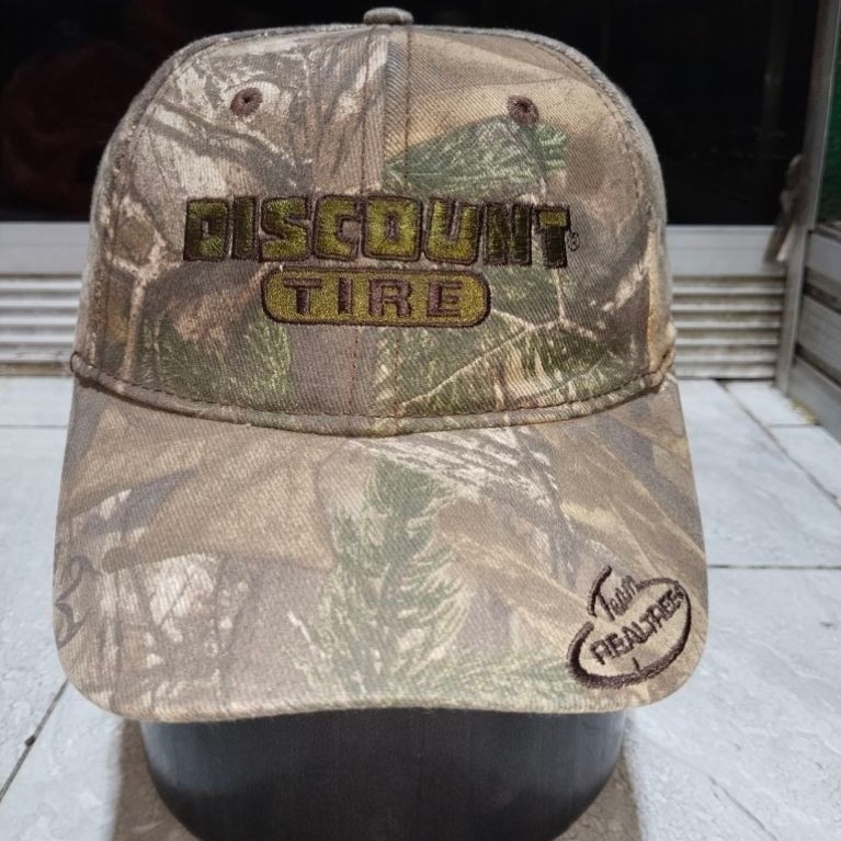Topi Dri-Duck Discount Tire Team Realtree Camo Strapback Second Original