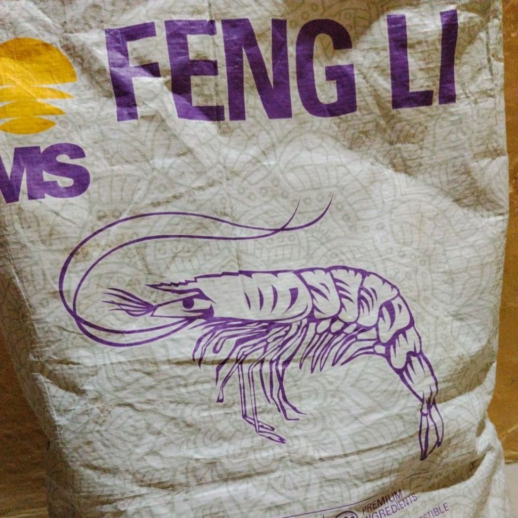 Pelet fengli0 fengli1 kemasan isi 10kg/kantong/zak