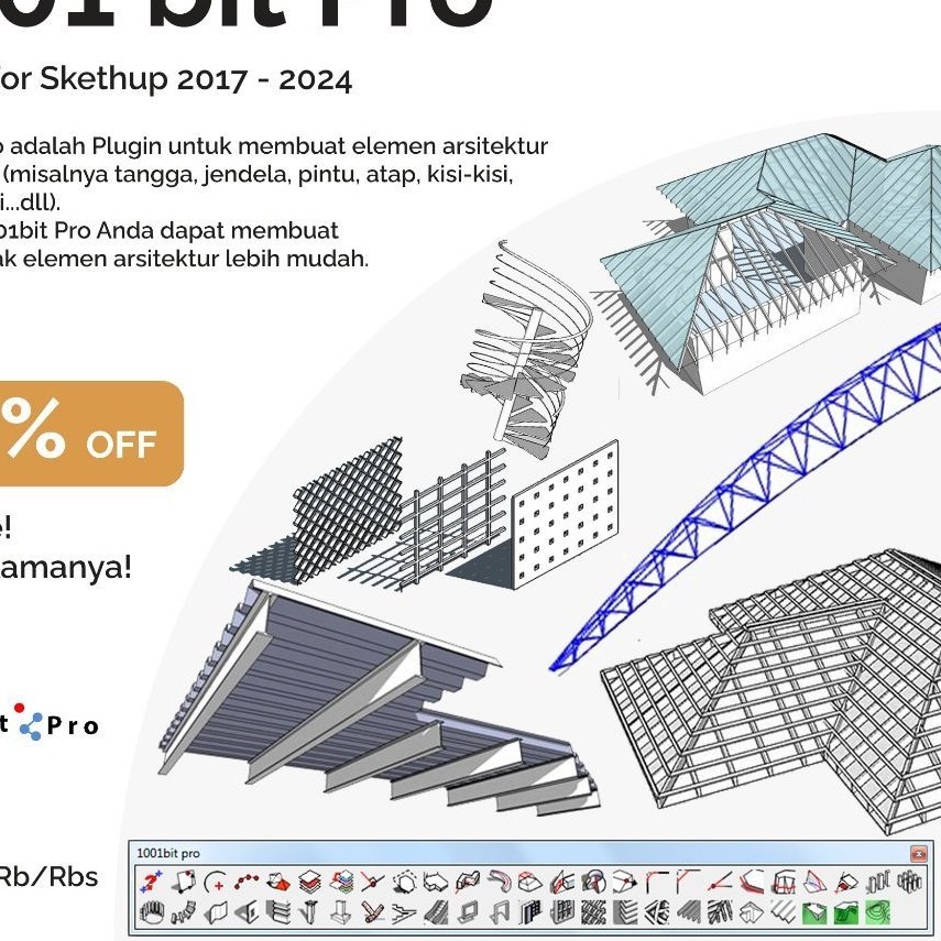 PLUGIN 1001 BIT PRO SKETCHUP