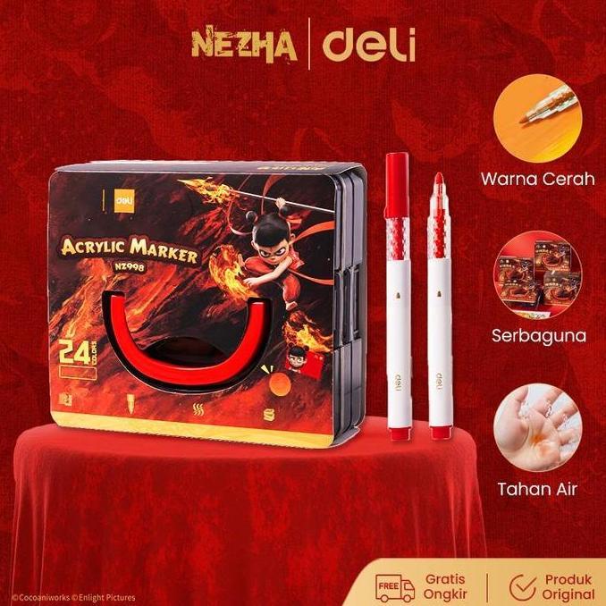 Not For Sale Deli x Nezha acrylic marker, Acrylic Marker + Pencil 1 box