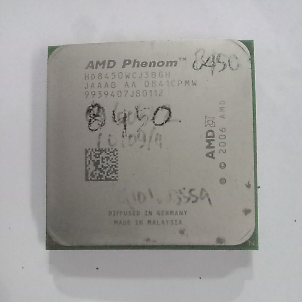 prosesor type HD8450 AMD phenom