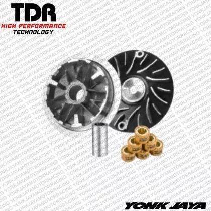 PULLEY TDR V.23 + ROLLER TDR 11GR ALL NEW NMAX/AEROX/NMAX