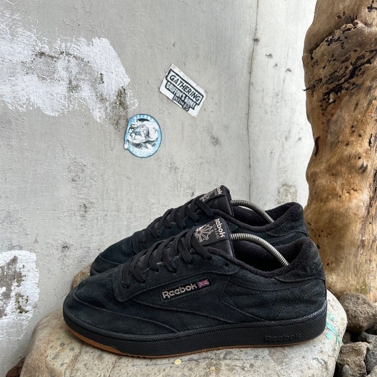 Reebok Club C-85 Black Suede