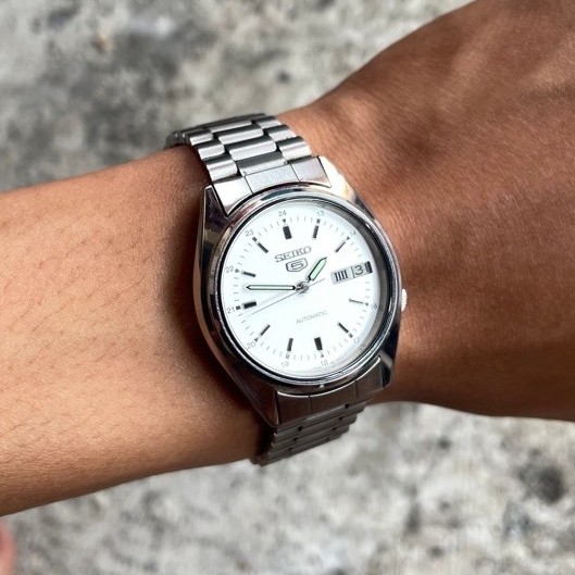 Seiko 5 Military White Dial