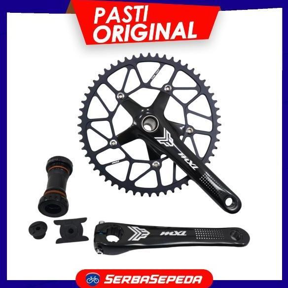 MXL Crankset Hollowtect HT2 Single Chainring Sepeda Fixie | Sepeda Lipat