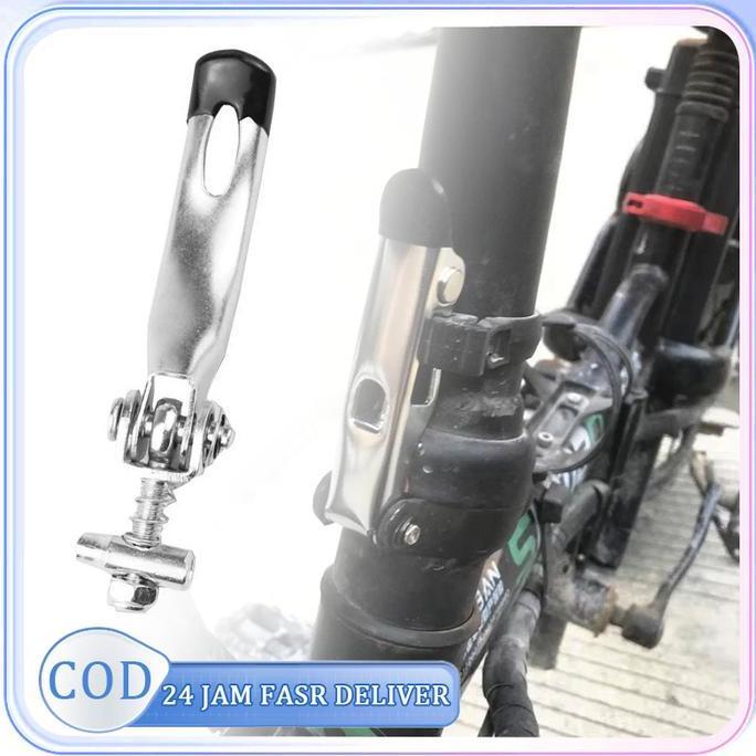 REGENLY Pengunci Sepeda Lipat Stang Kunci Stang Sepeda Lipat Lipat Lock Handlepost Universal Kuncian