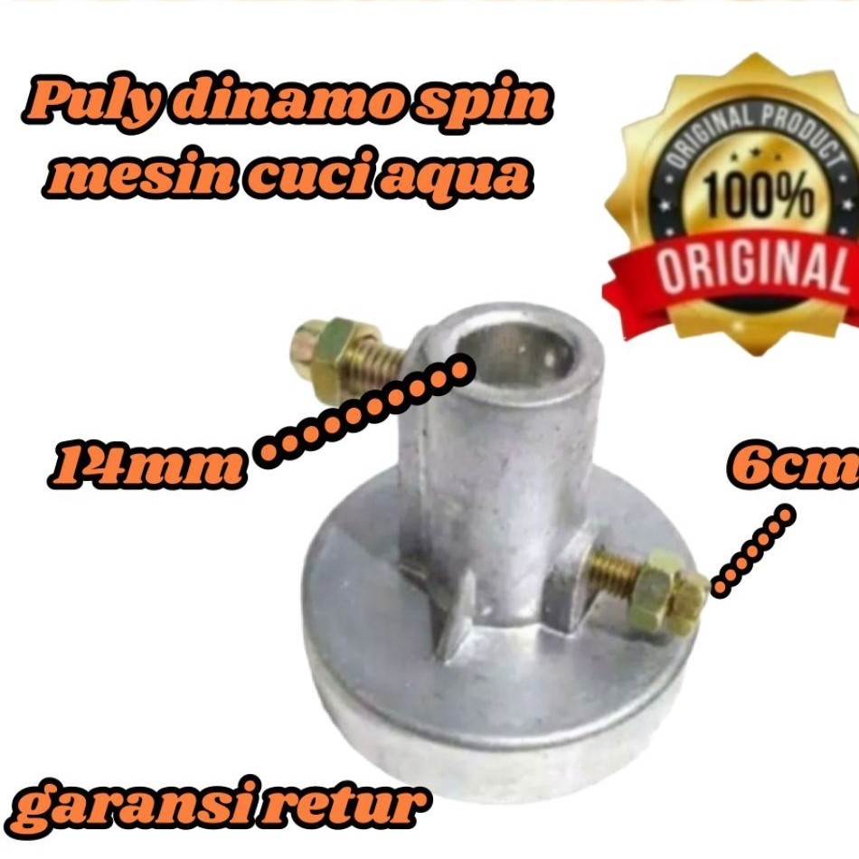 puly/pully dinamo pengering mesin cuci aqua