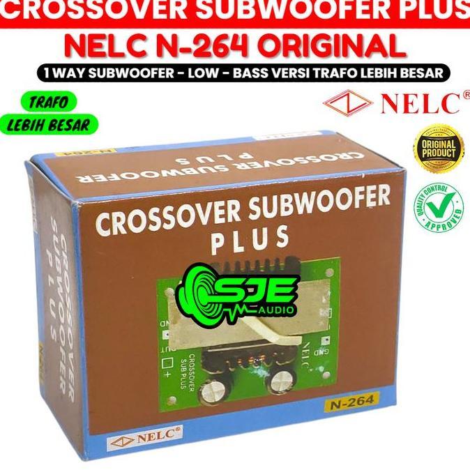 Panasogod- Crossover Subwoofer Plus 1 Y N264 Nelc Crosover Sub Subwofer Low Bass Sub Woofer Crossove