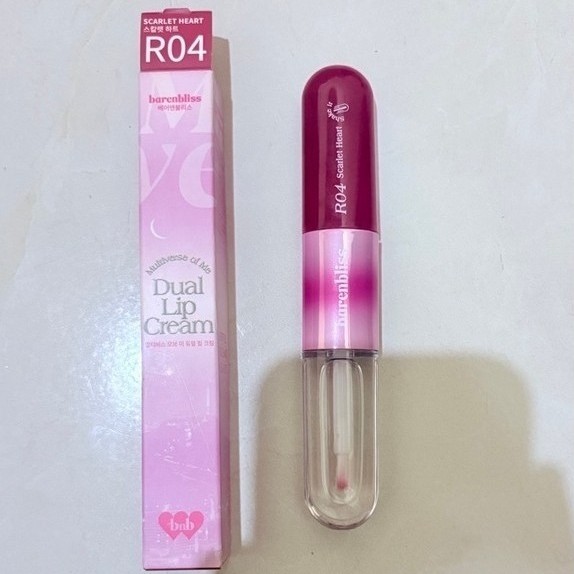 barenbliss dual lip cream lip glossy lip tint