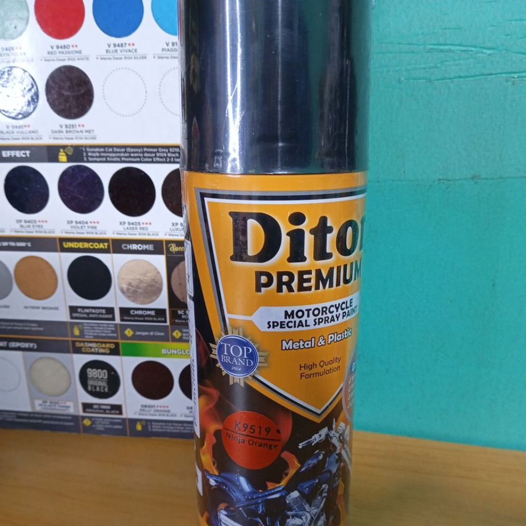KAWASAKI COLORS New DITON Premium Pilok Pilox Cat Semprot K9519* Ninja Orange / 9519 Orange Ninja Ka