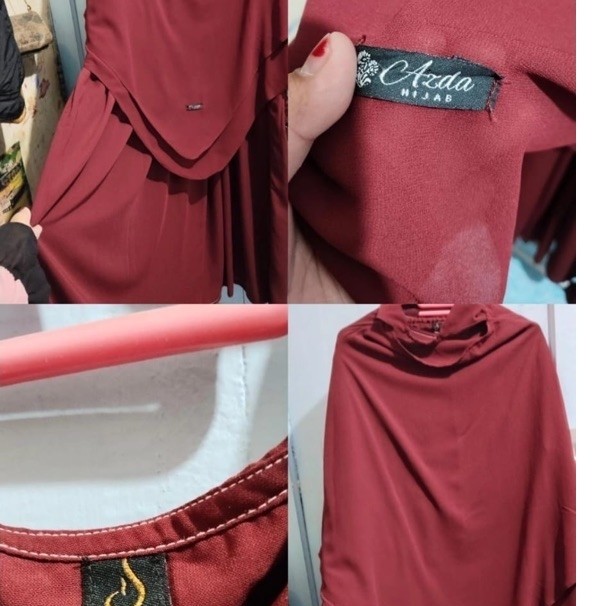 Gamis brand ( lupa) ld 120 PB 145 cm  Fk instan by azda