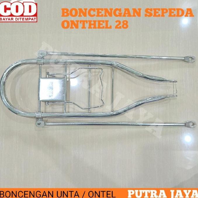 BONCENGAN SEPEDA ONTHEL 28 / BAGASI JOK RAK BELAKANG ONTEL UNTA UNTO JAWA / ANGSANG SEPEDA