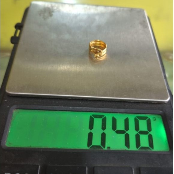 cincin anak - emas 22k - kadar 700 - harga murah