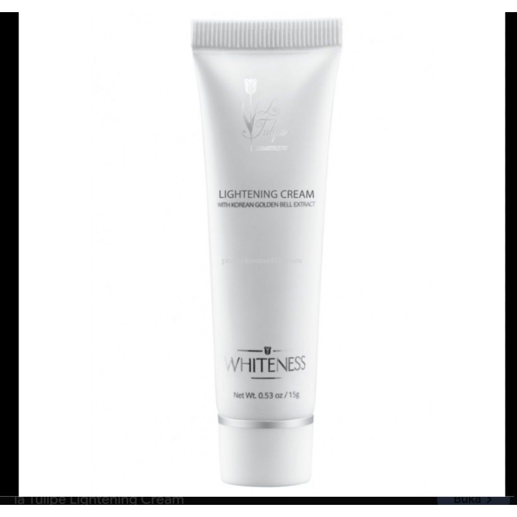 la tulipe lightening cream