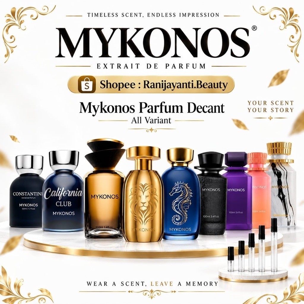 Mykonos Decant Mykonos Parfum Mykonos Inception Mykonos Penthouse Mykonos California Mykonos Conquer
