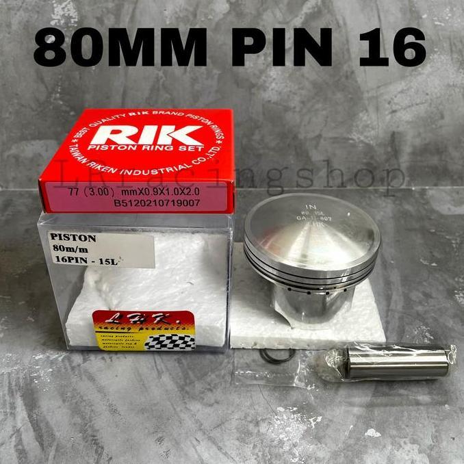 Piston LHK 80 80mm pen 16 set ring piston seher LHK thailand