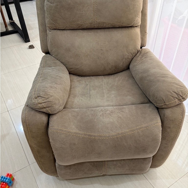 preloved kursi informa nathan sofa recliner fabric 1 recliner