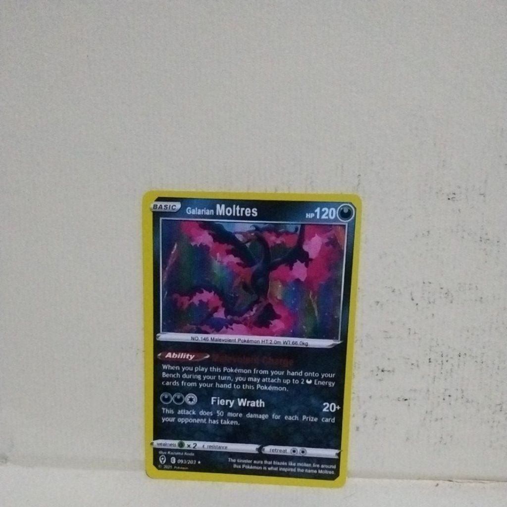 Paket Kartu Pokemon Galarian Moltres