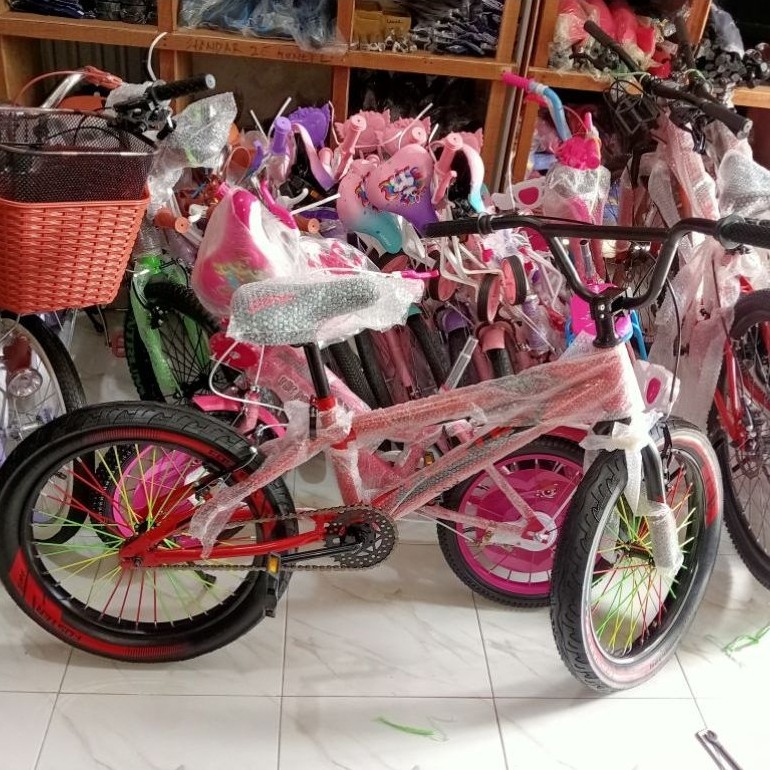 Sepeda BMX 20 Ban Besar Merk Foster Warna Merah