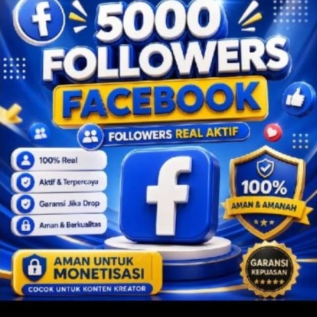 (TERLARIS) FOLL0WERS FACEBO0K PENGIKUT FACEBOOK COCOK UNTUK NGEJAR MONET