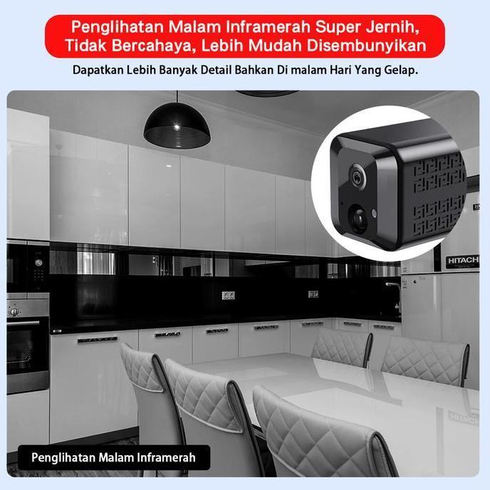 Dominicam- Xihancam 5Mp Cctv Mini Sim Card 4G Kamera Kecil Baterai Cctv Mini Tersembunyi Tanpa Kabel