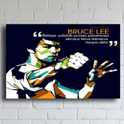 POSTER DINDING ART BRUCE LEE FBBOOK