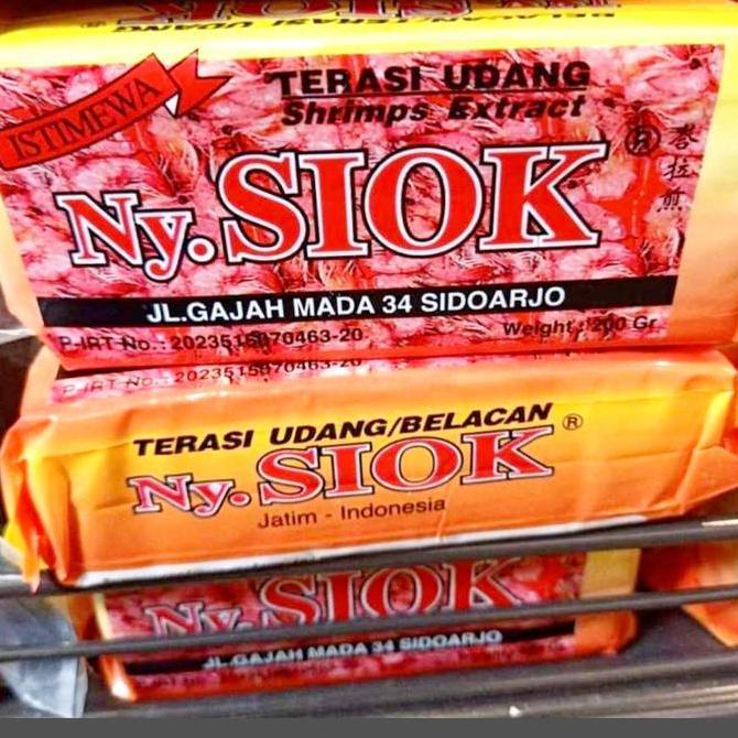 Terasi Udang Mentah Ny Siok Sidoarjo 200 gr