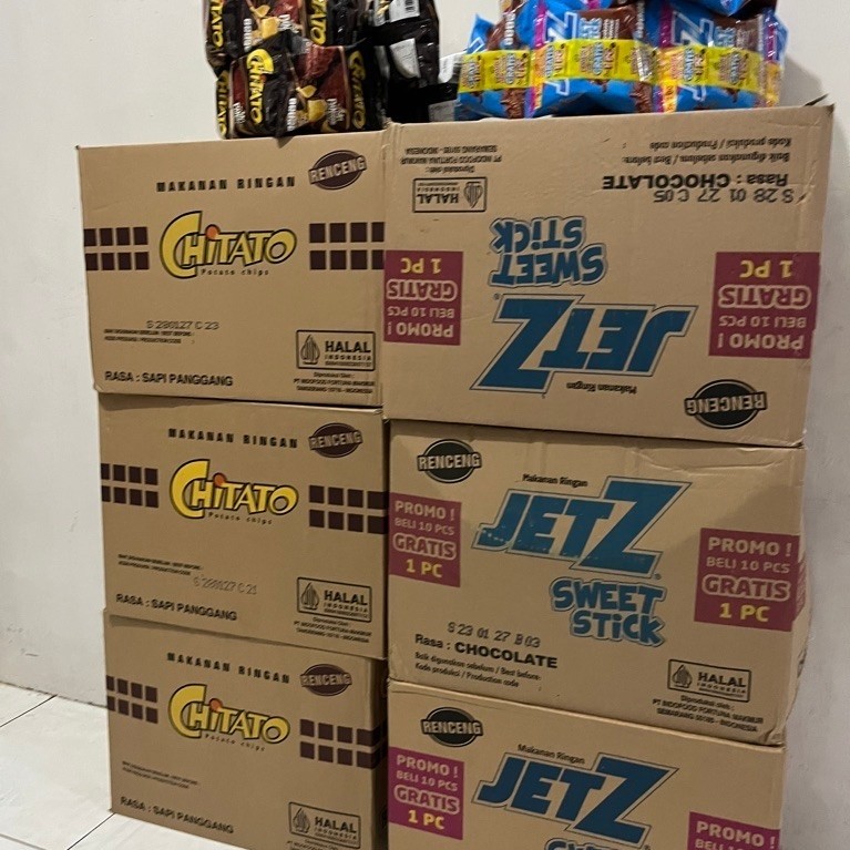 10 PCS : CHITATO  / QTELA / JETZ / LITE 2000