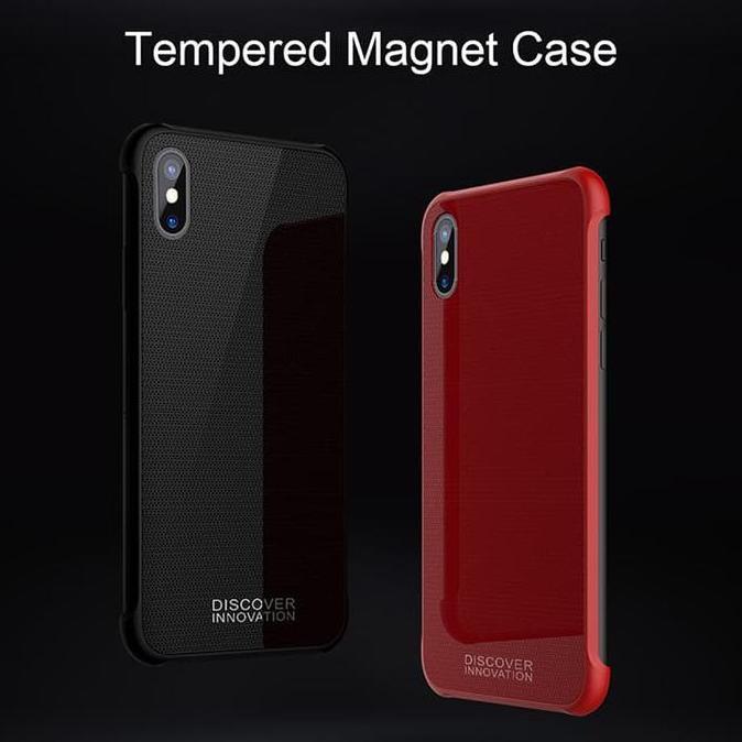 TERBARU - Nillkin Back Case (Tempered Magnet Case) - Apple Iphone X / Iphone 10