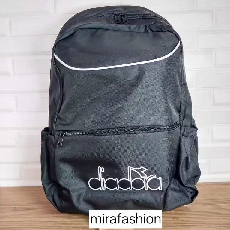 Tas ransel diadora noel black original - sport stasion