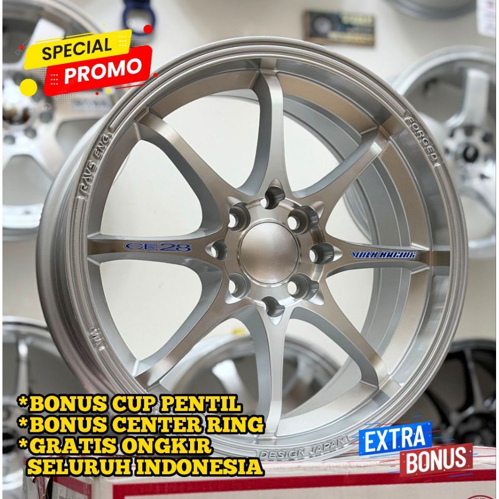 (Spesial promo) velg mobil Rays ce28 R16 (baru)