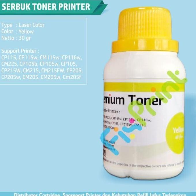 Serbuk Refill Bubuk Toner Xerox CP105 CP215W CM215 CM215FW CP205 Yello