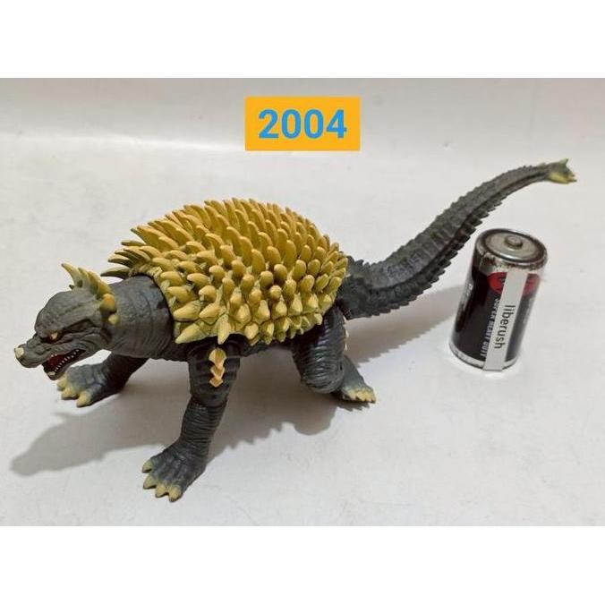 Vintage 2004 toho bandai sofubi godzilla singular point anguirus movie monster series kaiju soft vin