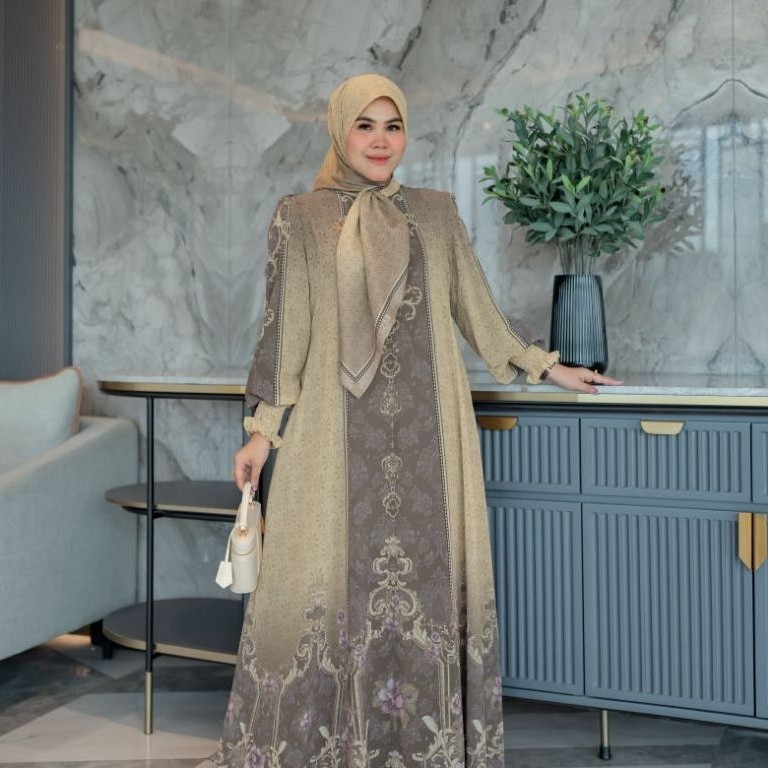 Gamis Syari Terbaru Savina Series By Azzahra Syari / Gamis Syari Cantik / Gamis Syari Premium