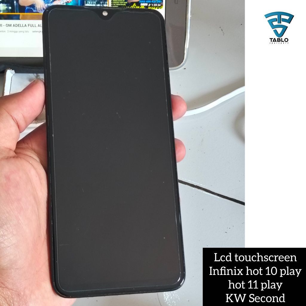 Lcd touchscreen infinix hot 10 play hot 11 play KW second