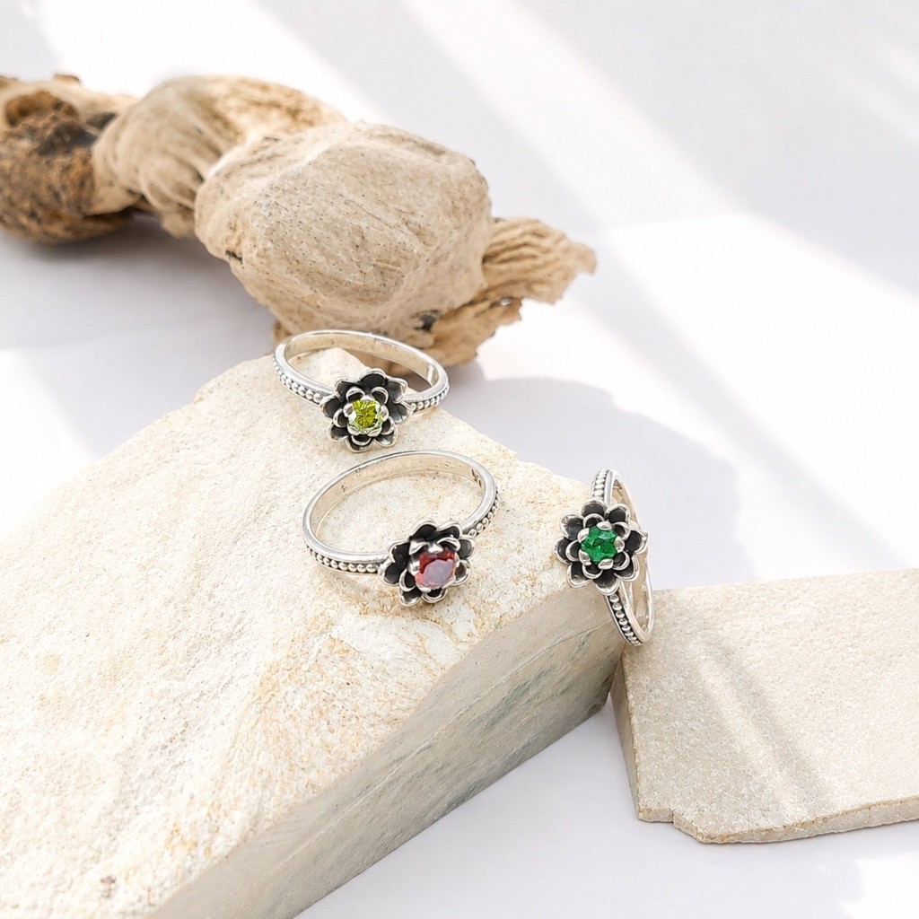 cincin perak bali 925| aurelia bloom