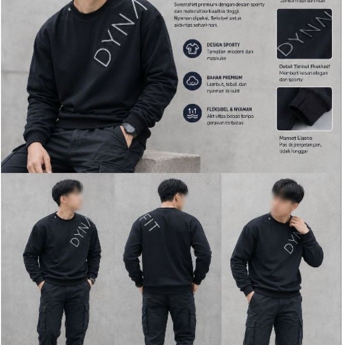 Jaket Crewneck Dynafit Second