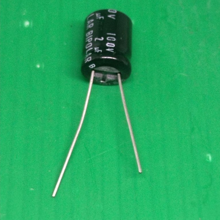 10 pcs elco 2 uf 100 v bipolar