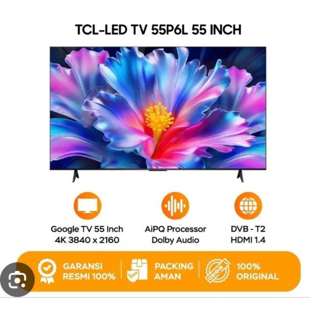 TCL Tv Android 55 Inch 55P6L