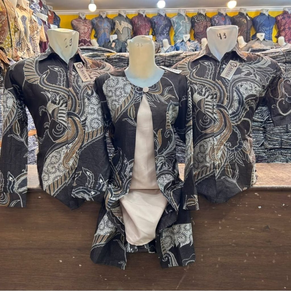 Brand Bandung Set Couple Batik Pria Batik Wanita