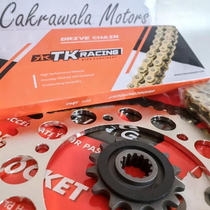 GEAR SET TK 520 CBR 250 RR & RANTAI TK 520 HS