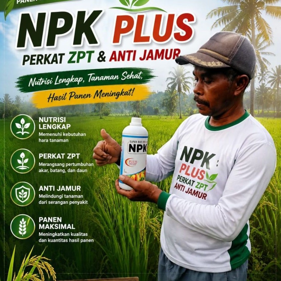 Bio NPK Cair Pupuk Bio NPK Cair Plus Ga3 21% 1 liter