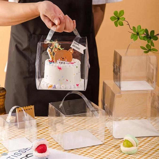 Plastik- Box Mika / Dus Mika Packaging Kue