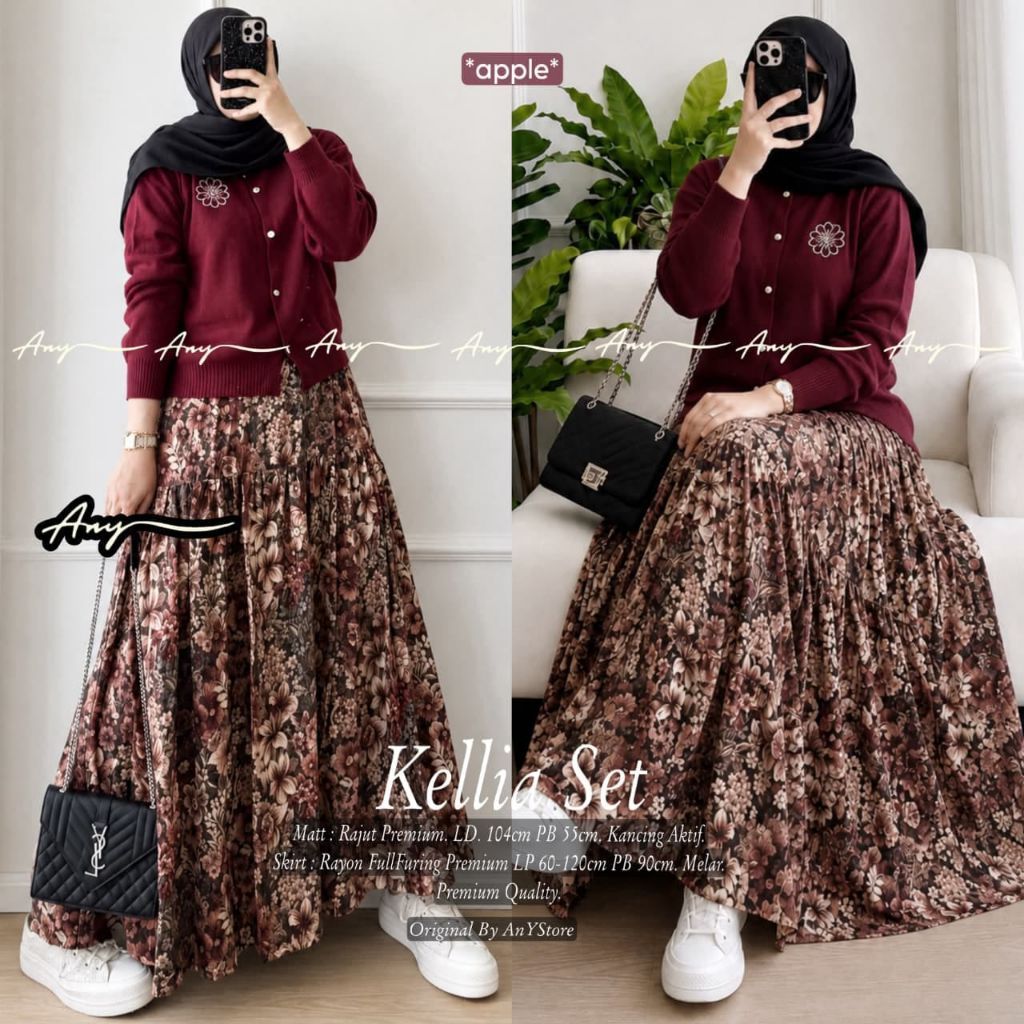BISA COD GAMIS  JENNY   // REA //KELIA  SET  ORIGINAL  BY ANY STORE