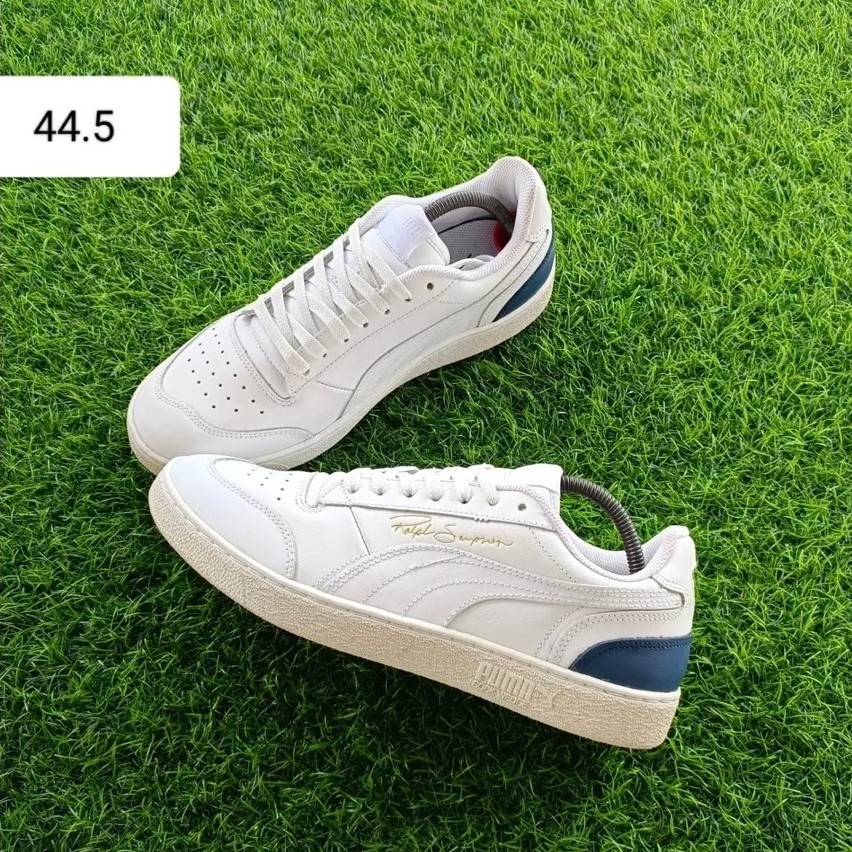sepatu sneakers Ralph Sampson white navy
