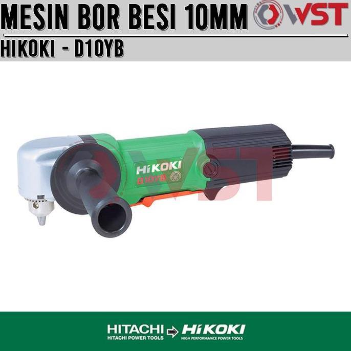 HARGA DISC - Mesin Bor Besi 10mm Hitachi Hikoki D10YB / Angle Drill 500W
