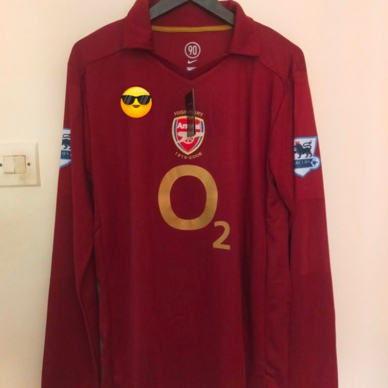 JERSEY ARSENAL HOME 2006 LONGSLEEVE HENRY