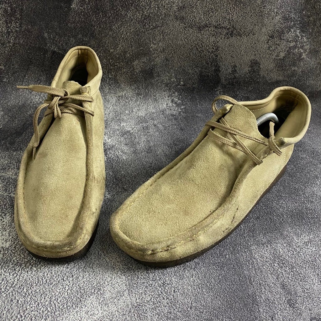 Sepatu Sneakers Clarks Wallabe Maple Suede Second Original